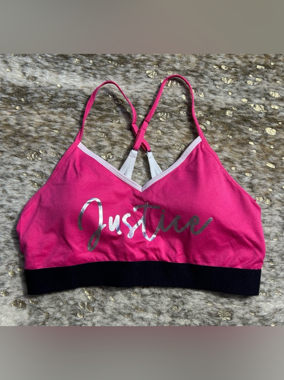 5 for $25🔥Justice Hot Pink Girls Bralette Size‎ 36